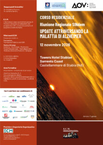 CORSO RESIDENZIALE – Riunione Regionale SINdem – Update attraversando la Malattia di Alzheimer